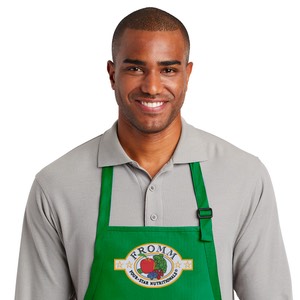 embroidered apron