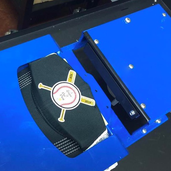 screen print hat hoop