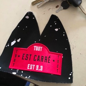 trucker front panels unstitched