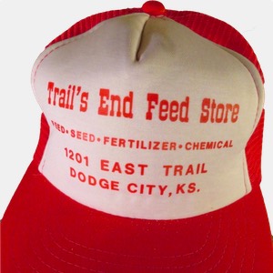 vintage feed store hat
